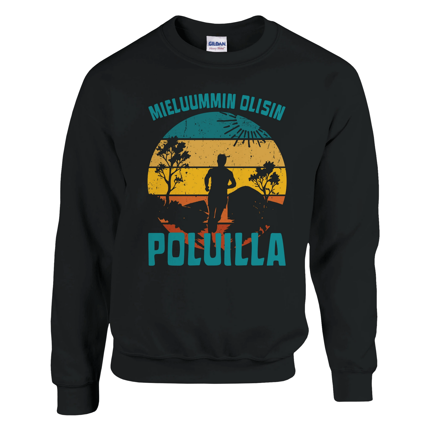 Mieluummin Olisin Poluilla - Collegepaita - Mun Paita