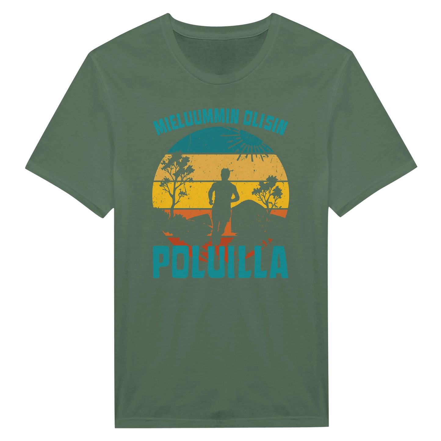 Mieluummin Olisin Poluilla - Miesten T - paita - Mun Paita