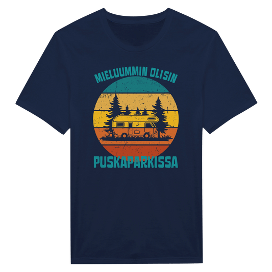 Mieluummin Olisin Puskaparkissa - Miesten T - paita - Mun Paita
