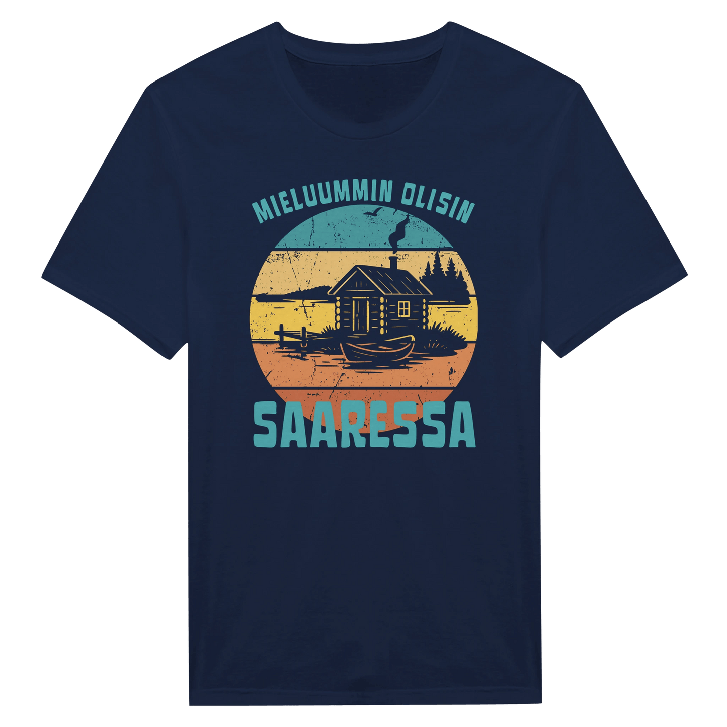 Mieluummin Olisin Saaressa - Miesten T - paita - Mun Paita