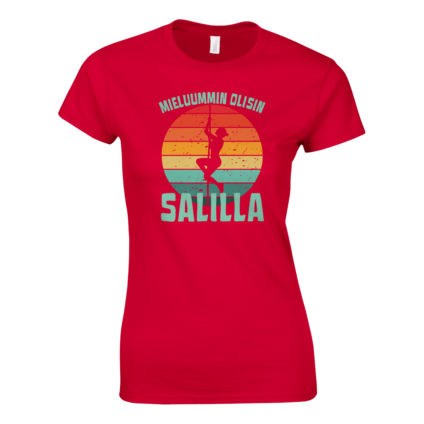 Mieluummin Olisin Salilla v.5 - Naisten T - paita - Mun Paita