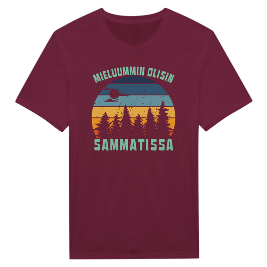 Mieluummin Olisin Sammatissa - Miesten T - paita - Mun Paita