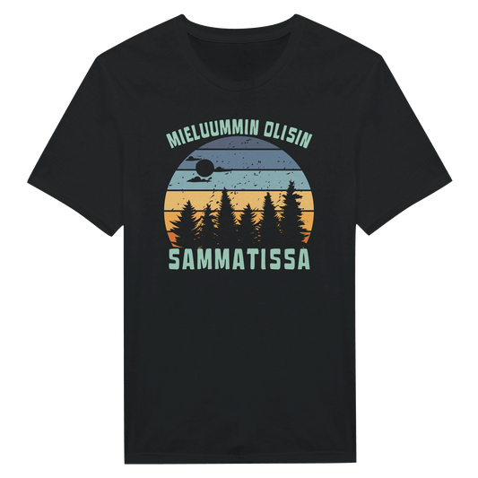 Mieluummin Olisin Sammatissa - Miesten T - paita - Mun Paita