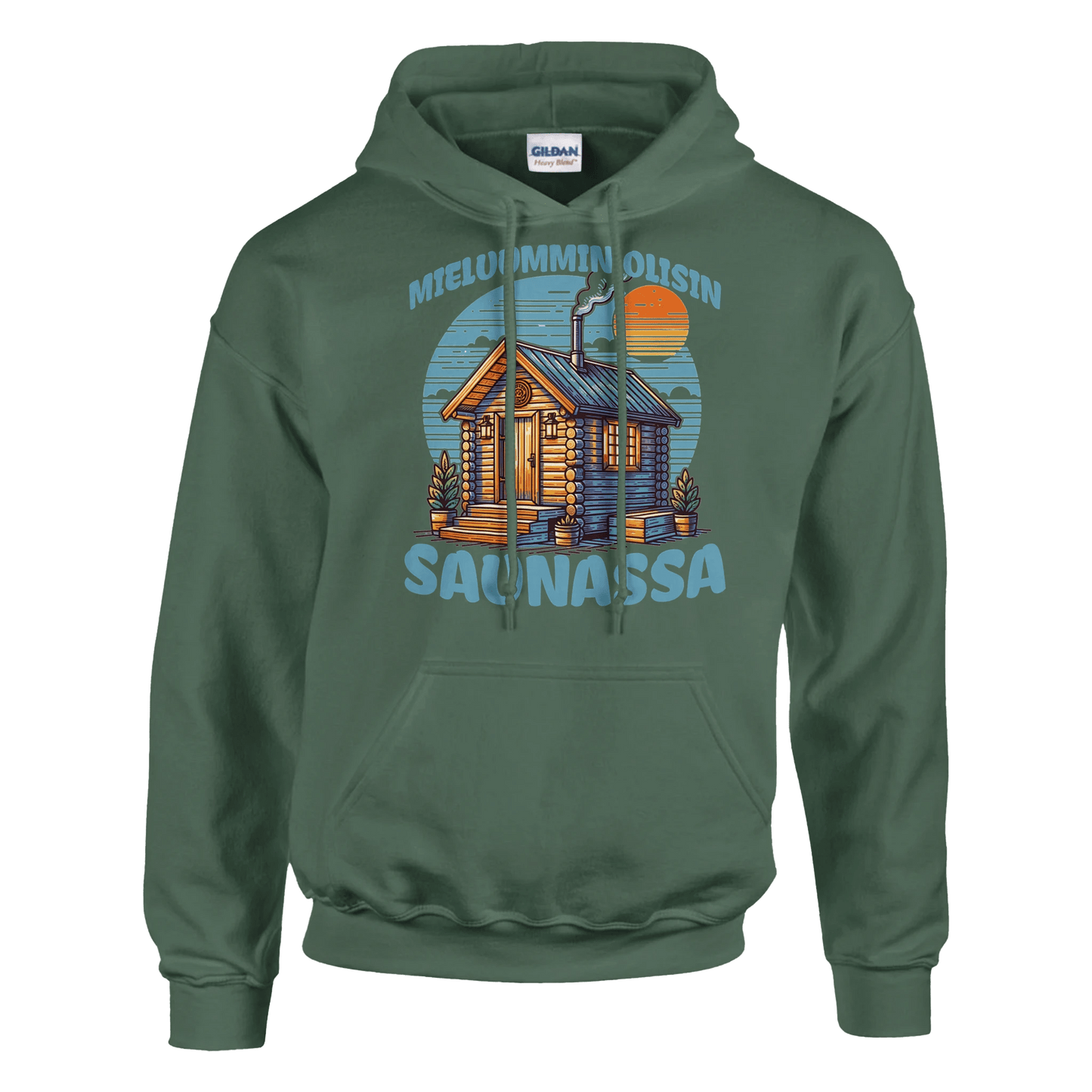 Mieluummin Olisin Saunassa v.3 - Huppari - Mun Paita