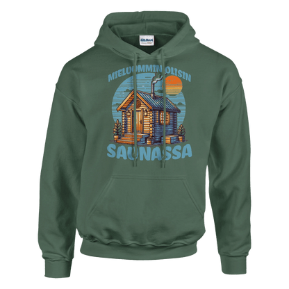 Mieluummin Olisin Saunassa v.3 - Huppari - Mun Paita