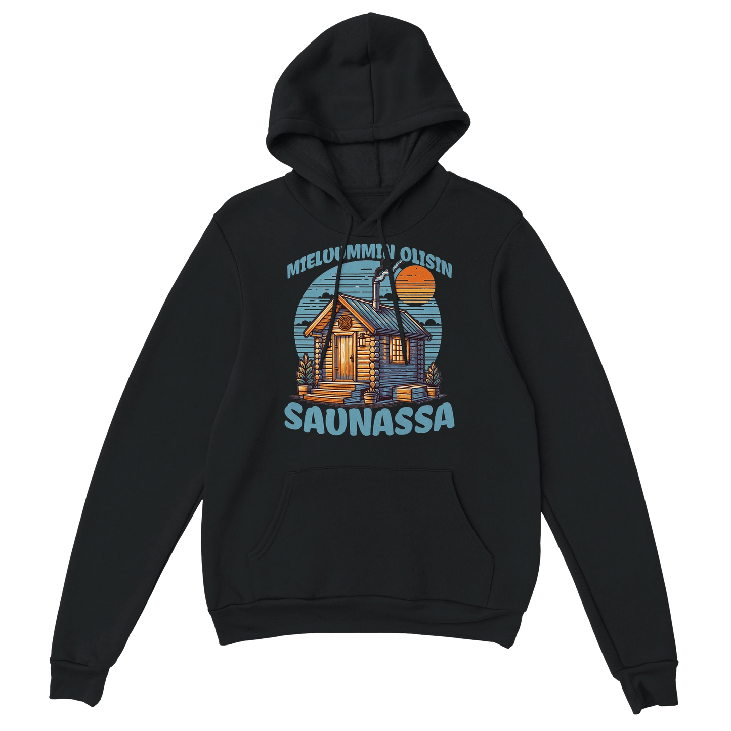 Mieluummin Olisin Saunassa v.3 - Huppari - Mun Paita