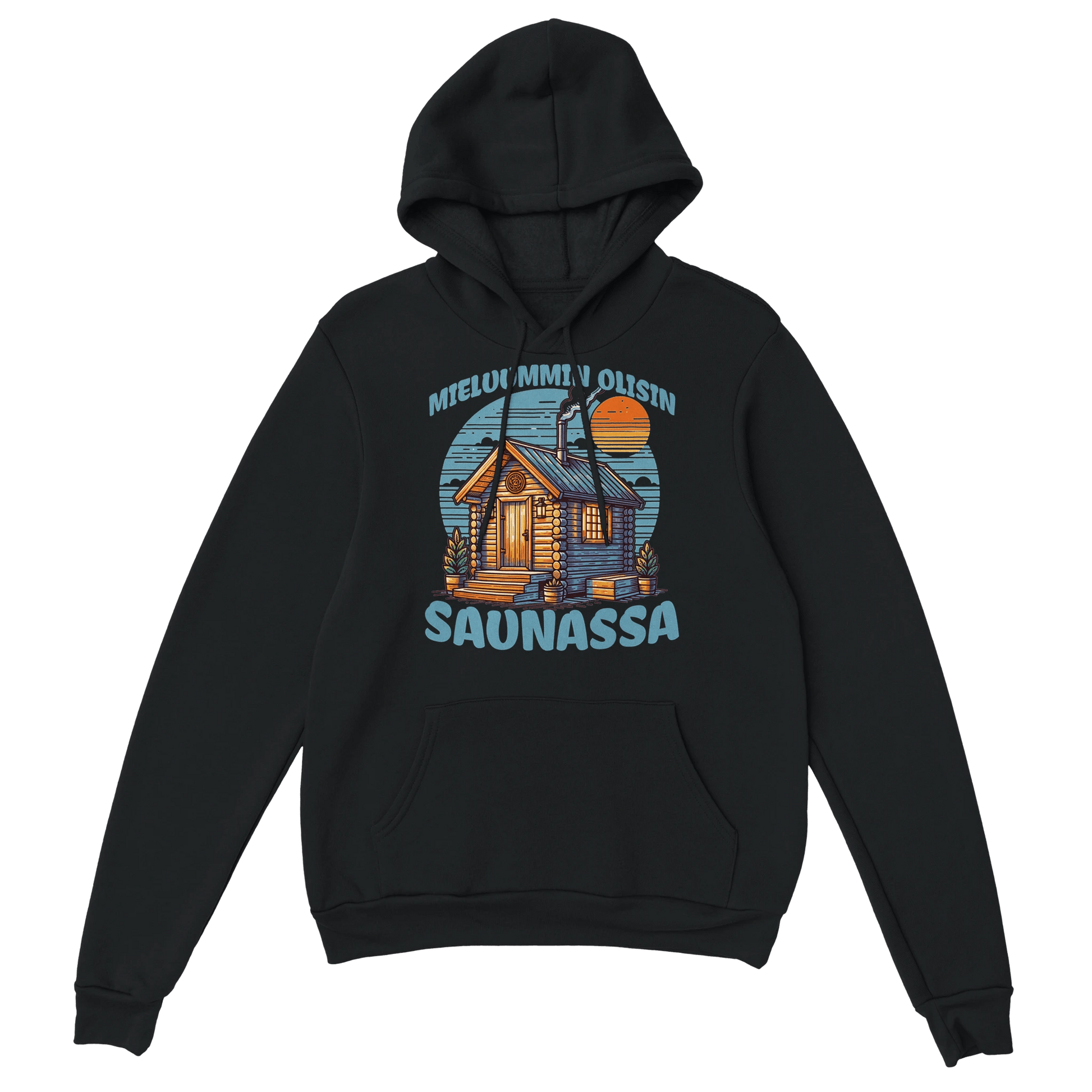 Mieluummin Olisin Saunassa v.3 - Huppari - Mun Paita