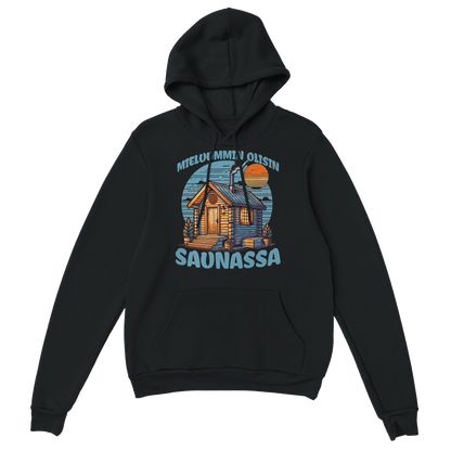 Mieluummin Olisin Saunassa v.3 - Huppari - Mun Paita