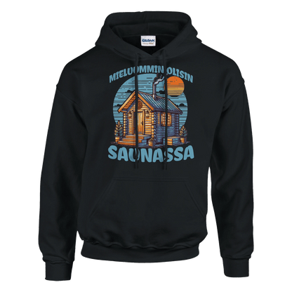 Mieluummin Olisin Saunassa v.3 - Huppari - Mun Paita