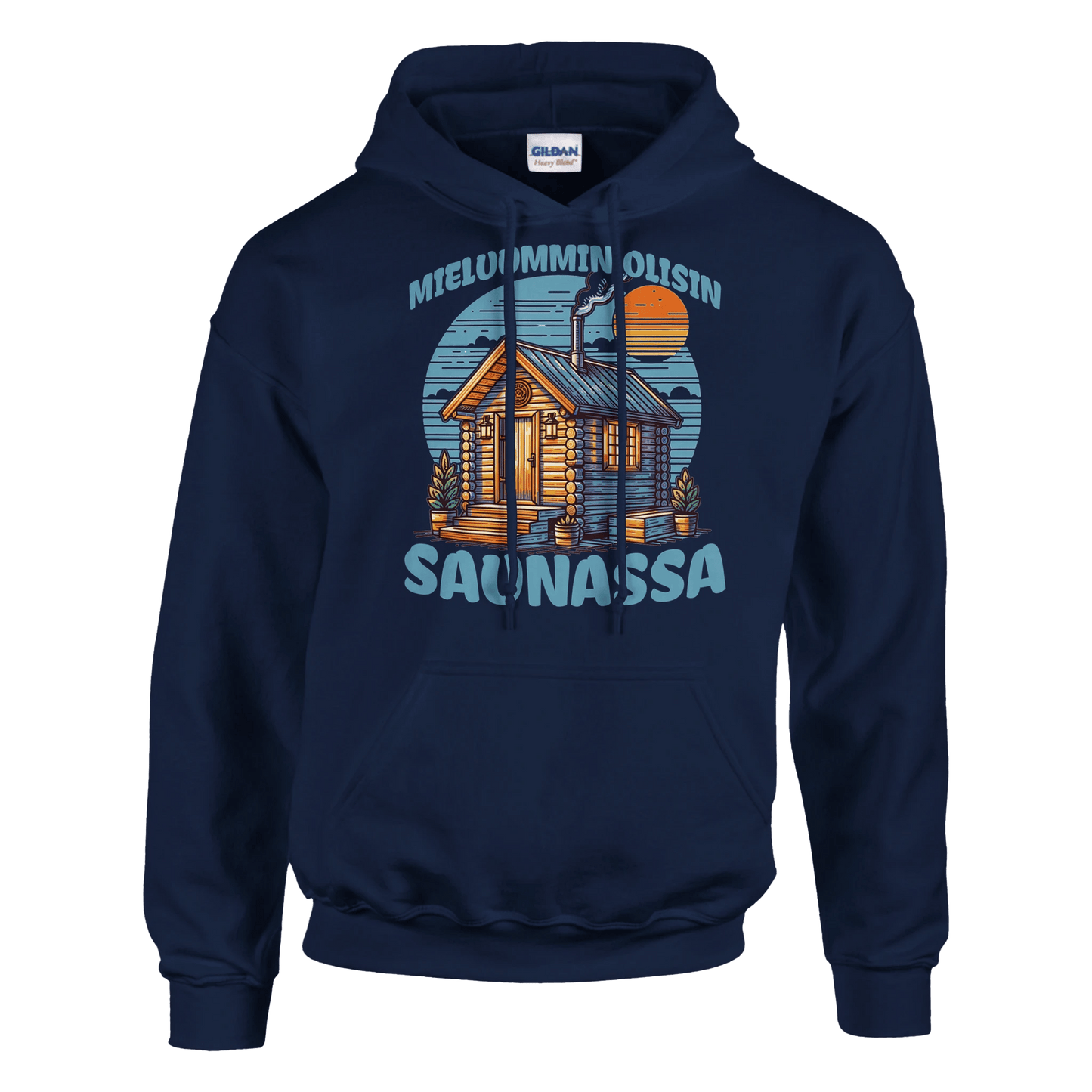 Mieluummin Olisin Saunassa v.3 - Huppari - Mun Paita