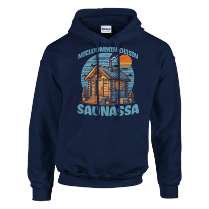 Mieluummin Olisin Saunassa v.3 - Huppari - Mun Paita