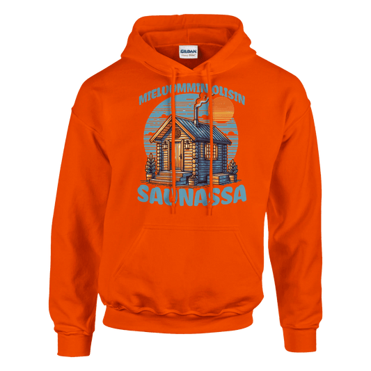 Mieluummin Olisin Saunassa v.3 - Huppari - Mun Paita