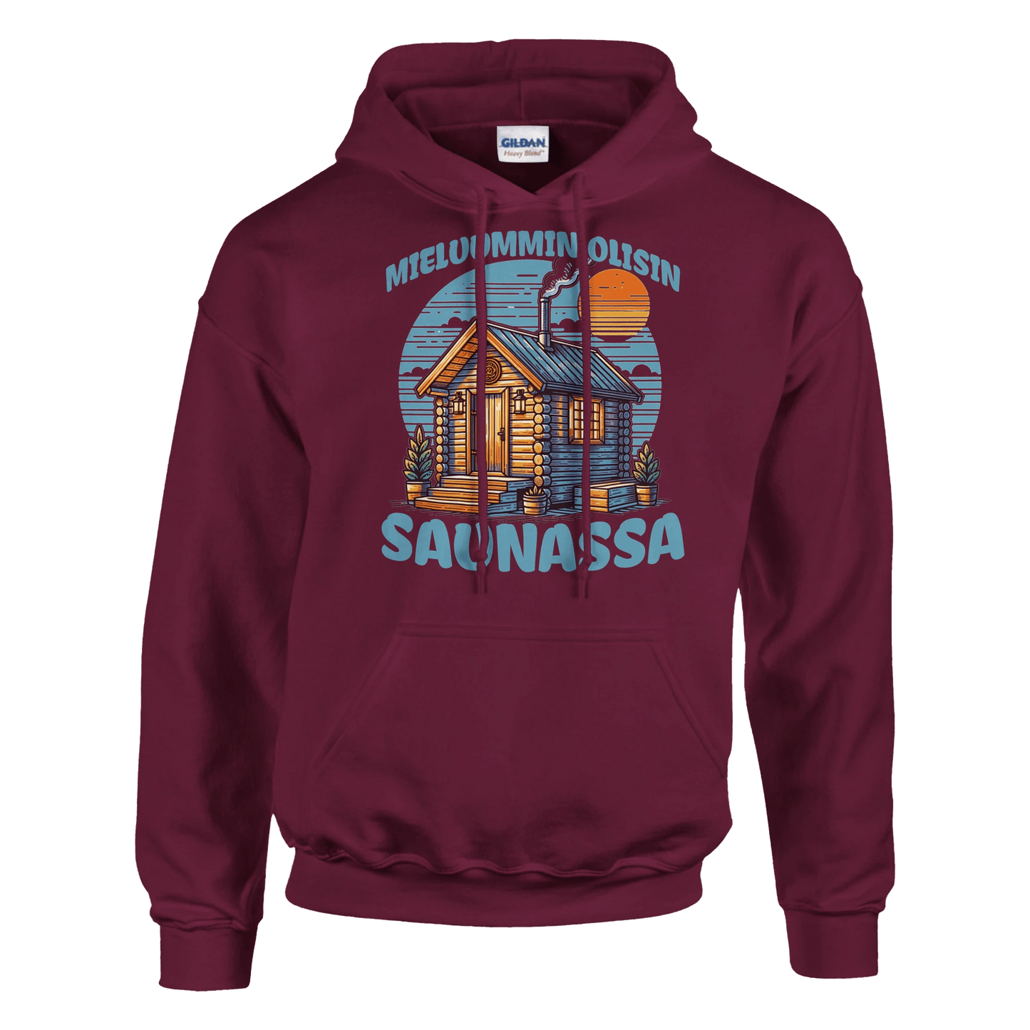 Mieluummin Olisin Saunassa v.3 - Huppari - Mun Paita