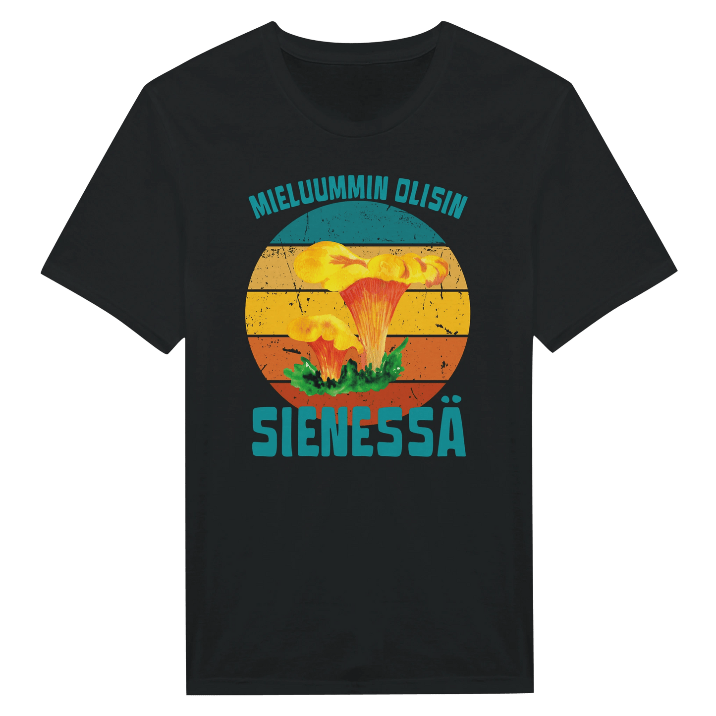 Mieluummin Olisin Sienessä, Kantarelli - Miesten T - paita - Mun Paita