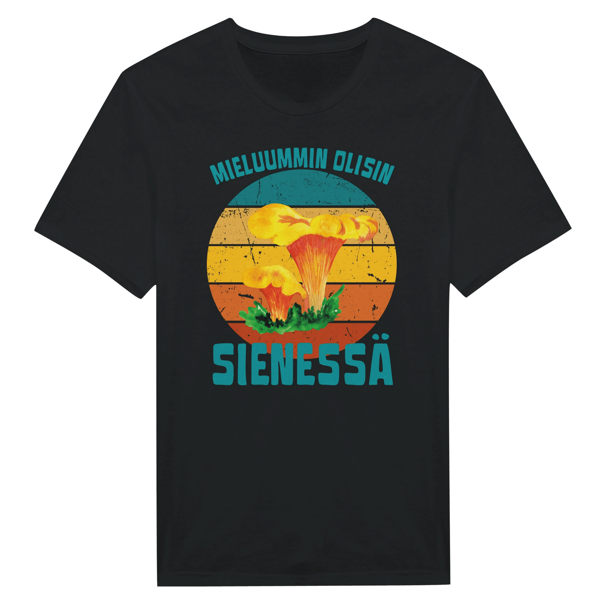 Mieluummin Olisin Sienessä, Kantarelli - Miesten T - paita - Mun Paita