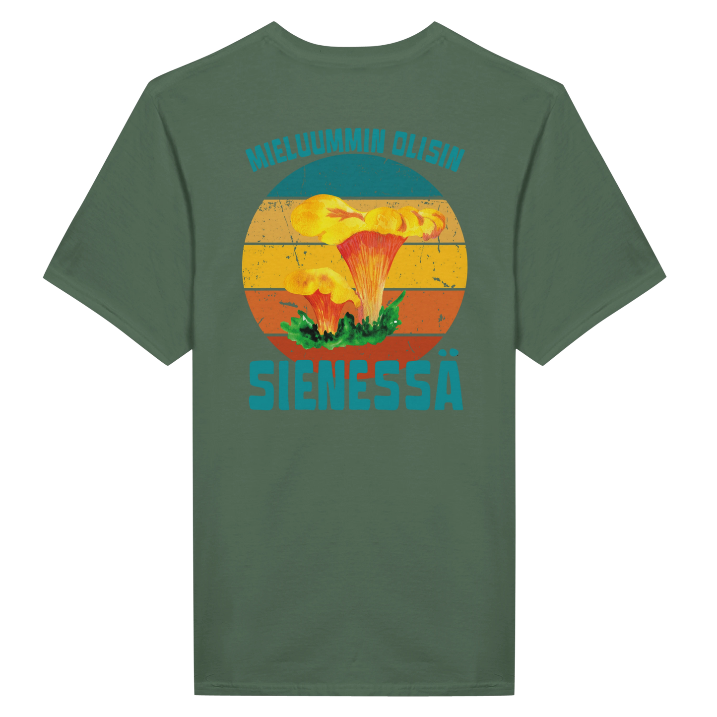 Mieluummin Olisin Sienessä, Kantarelli - Miesten T - paita - Mun Paita