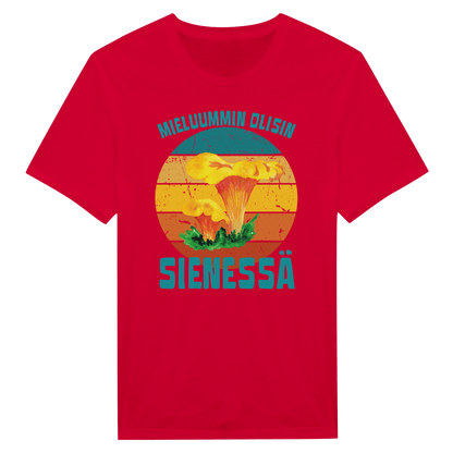 Mieluummin Olisin Sienessä, Kantarelli - Miesten T - paita - Mun Paita