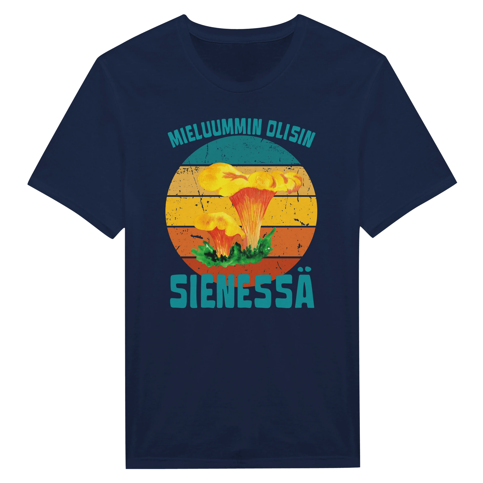 Mieluummin Olisin Sienessä, Kantarelli - Miesten T - paita - Mun Paita