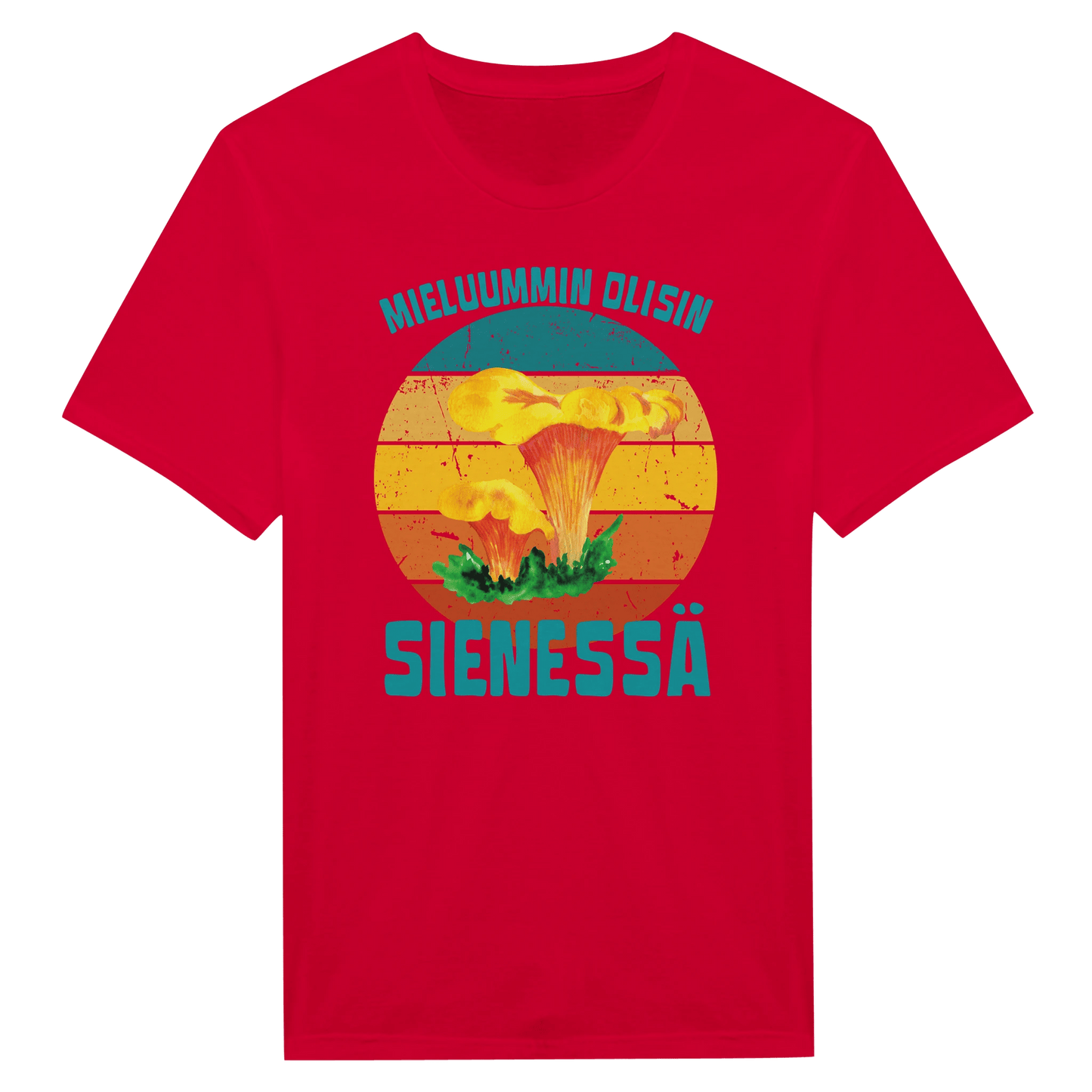 Mieluummin Olisin Sienessä, Kantarelli - Miesten T - paita - Mun Paita