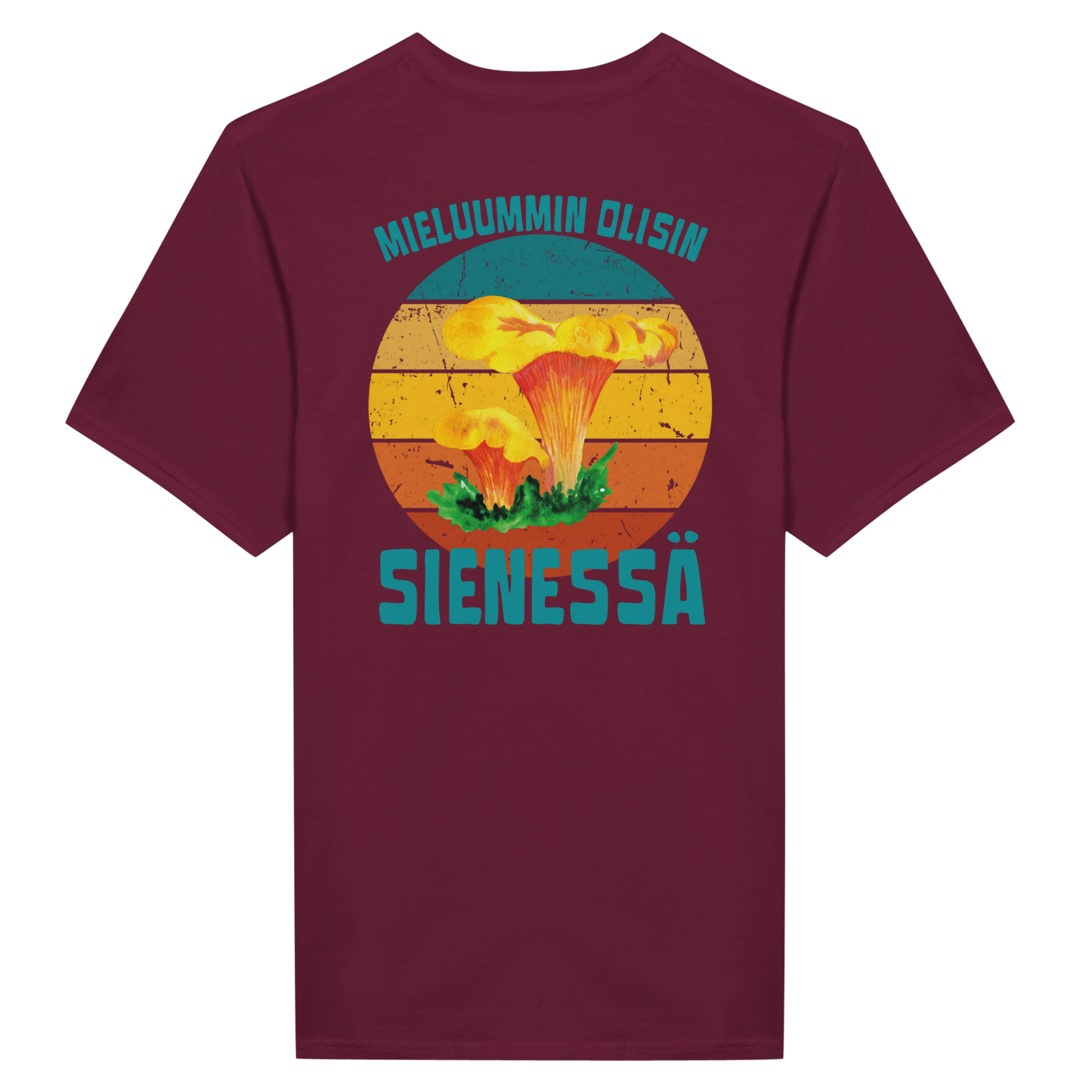 Mieluummin Olisin Sienessä, Kantarelli - Miesten T - paita - Mun Paita