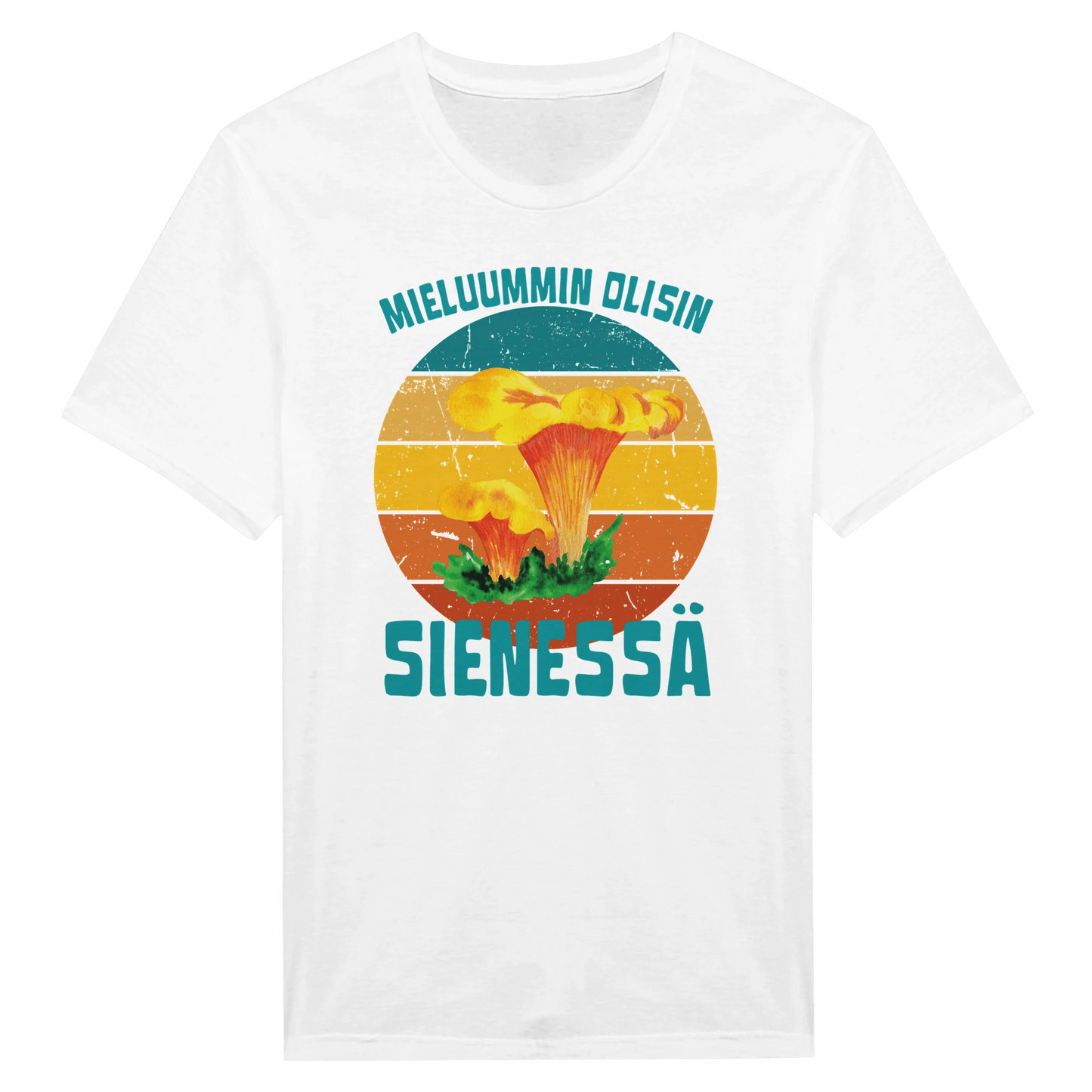 Mieluummin Olisin Sienessä, Kantarelli - Miesten T - paita - Mun Paita