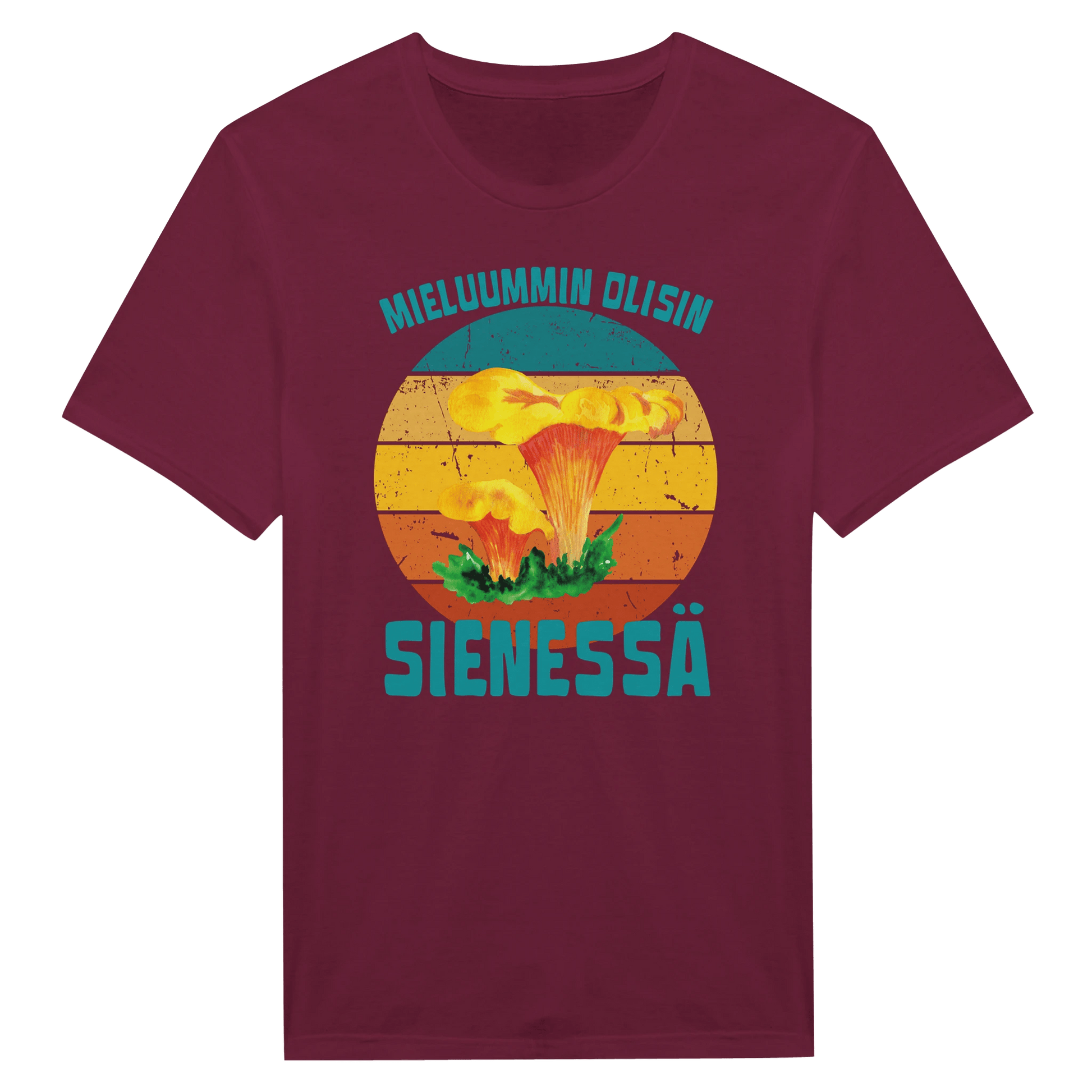 Mieluummin Olisin Sienessä, Kantarelli - Miesten T - paita - Mun Paita