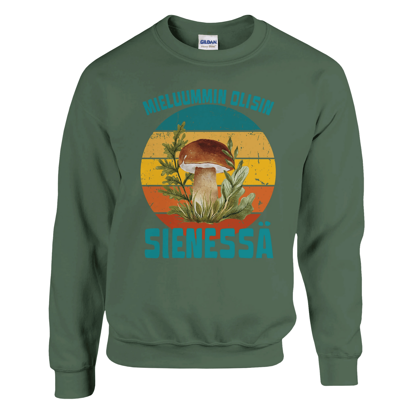 Mieluummin Olisin Sienessä, Tatti - Collegepaita - Mun Paita