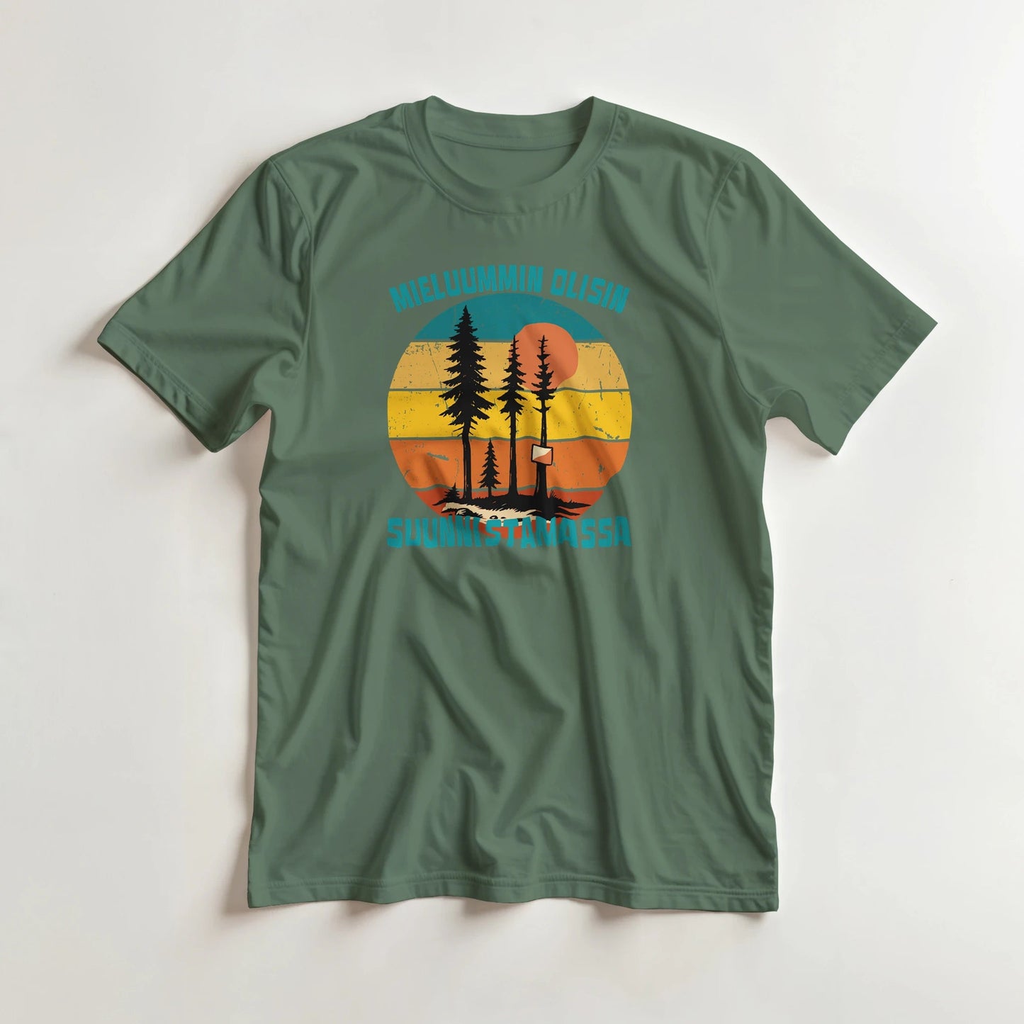 Mieluummin Olisin Suunnistamassa - 3XL - 5XL - Mun Paita