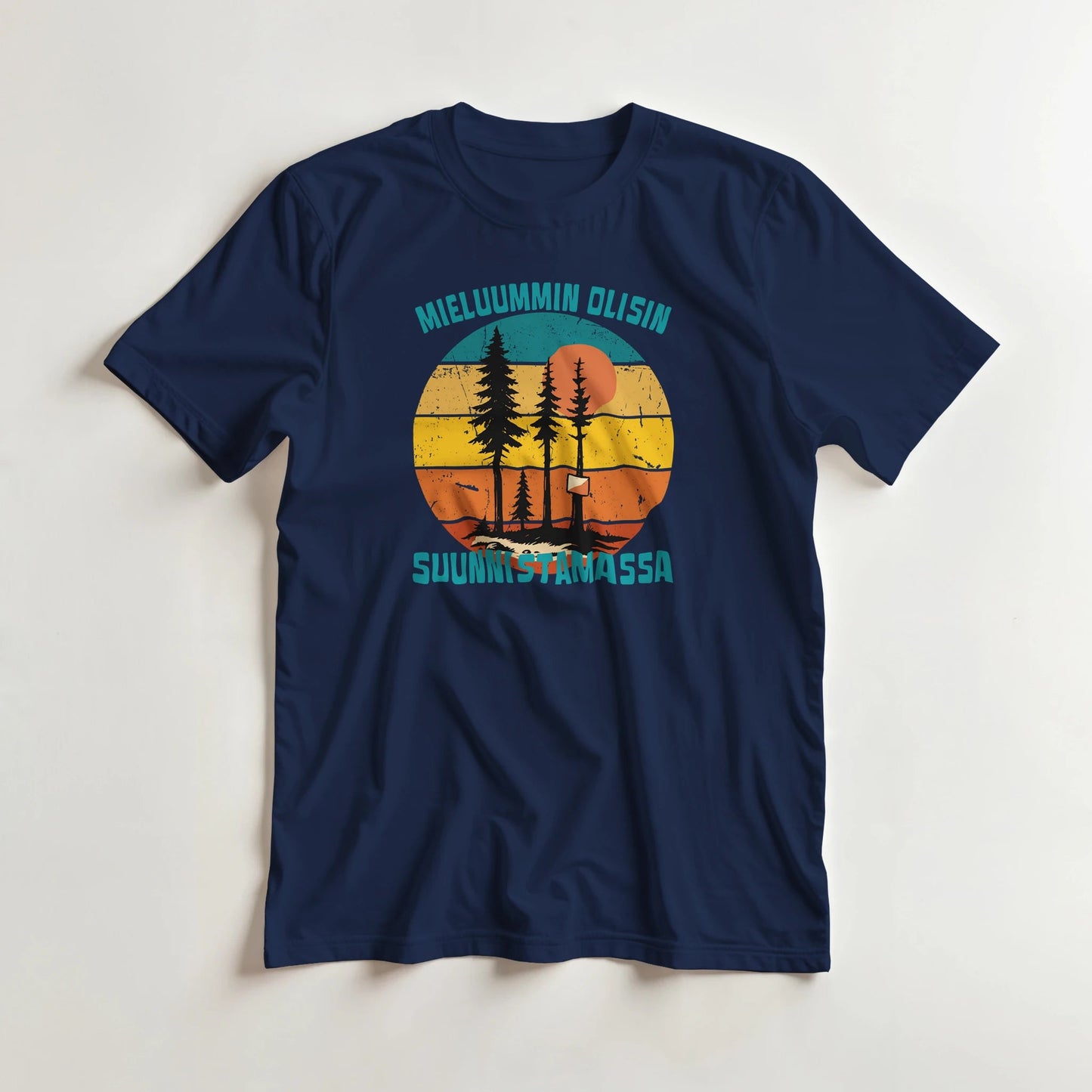 Mieluummin Olisin Suunnistamassa - 3XL - 5XL - Mun Paita