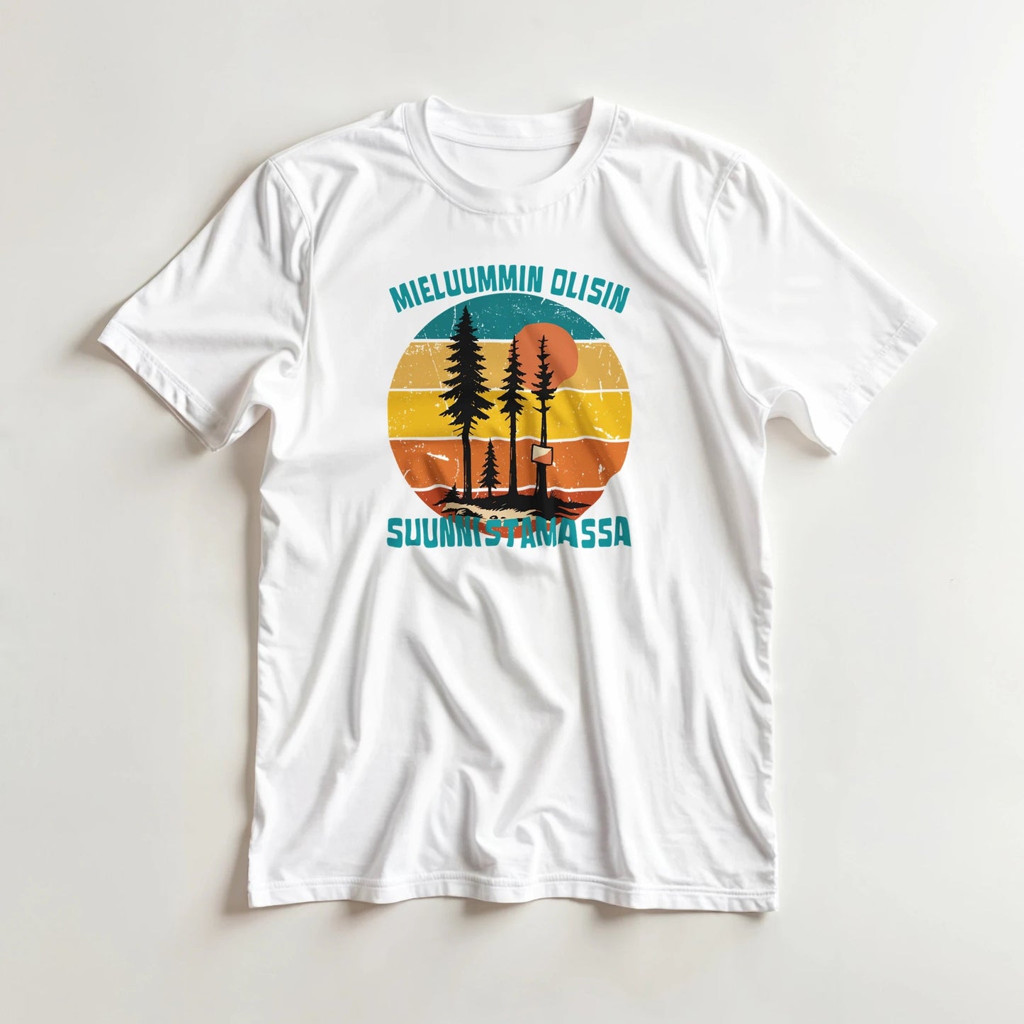 Mieluummin Olisin Suunnistamassa - 3XL - 5XL - Mun Paita