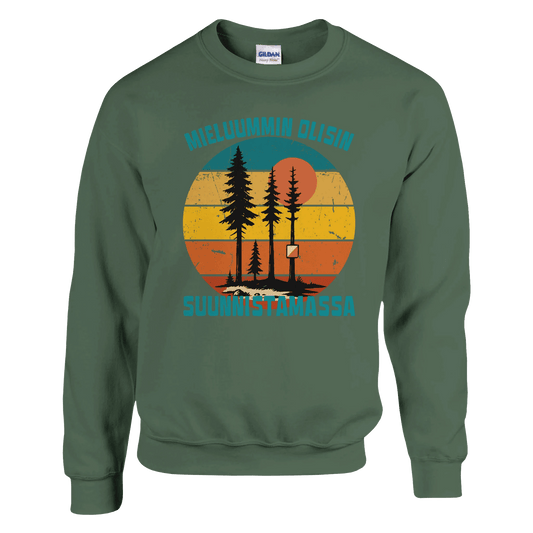 Mieluummin Olisin Suunnistamassa - Collegepaita - Mun Paita