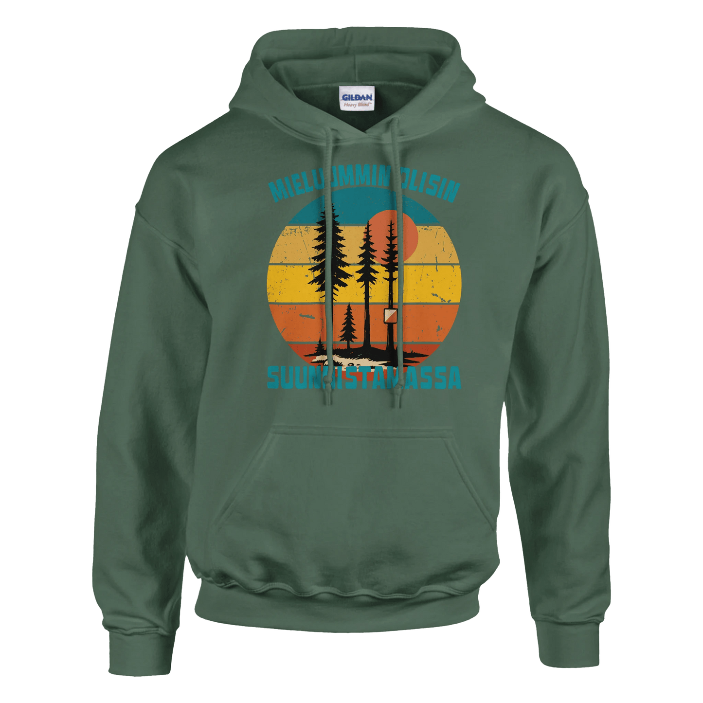 Mieluummin Olisin Suunnistamassa - Huppari - Mun Paita