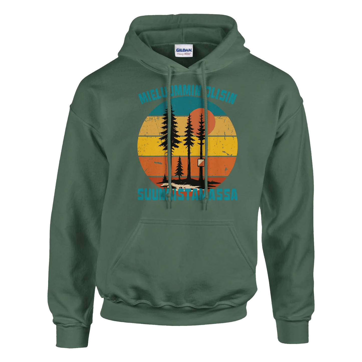 Mieluummin Olisin Suunnistamassa - Huppari - Mun Paita