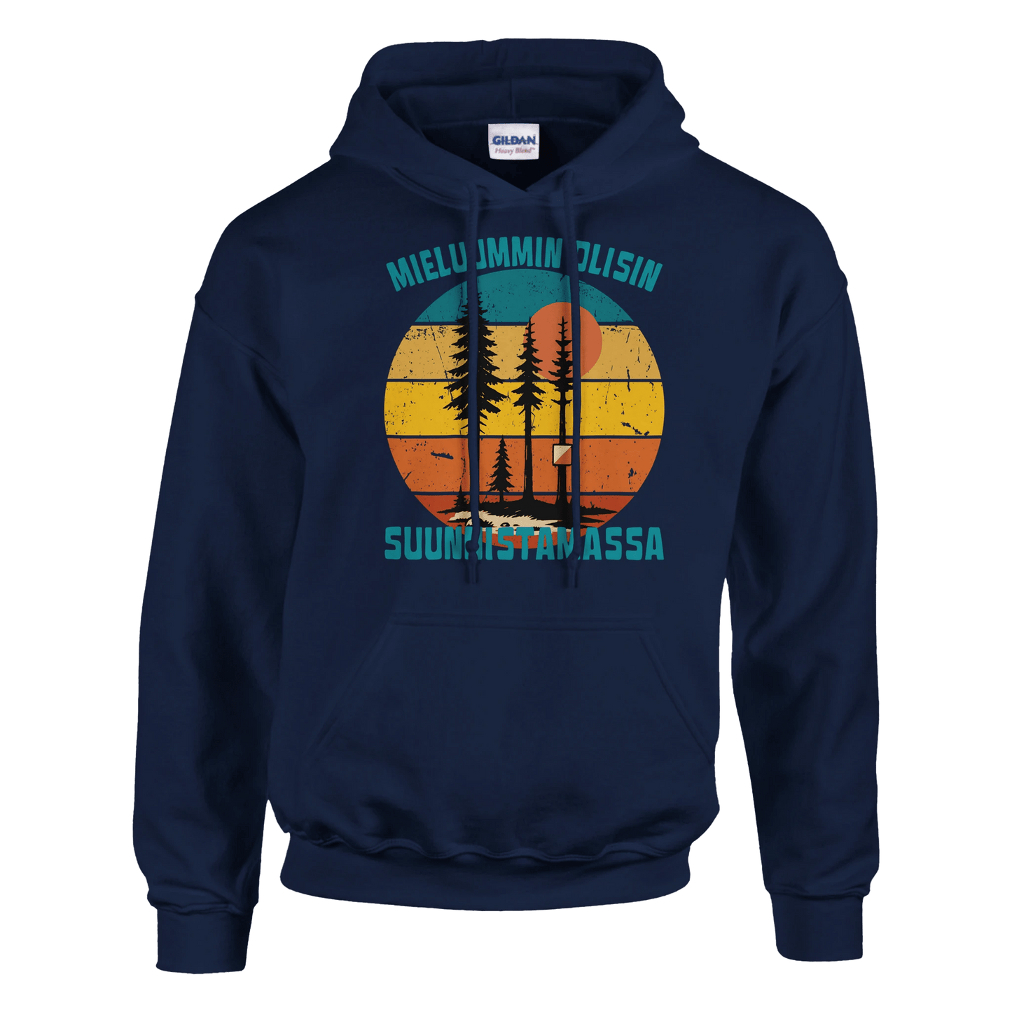 Mieluummin Olisin Suunnistamassa - Huppari - Mun Paita