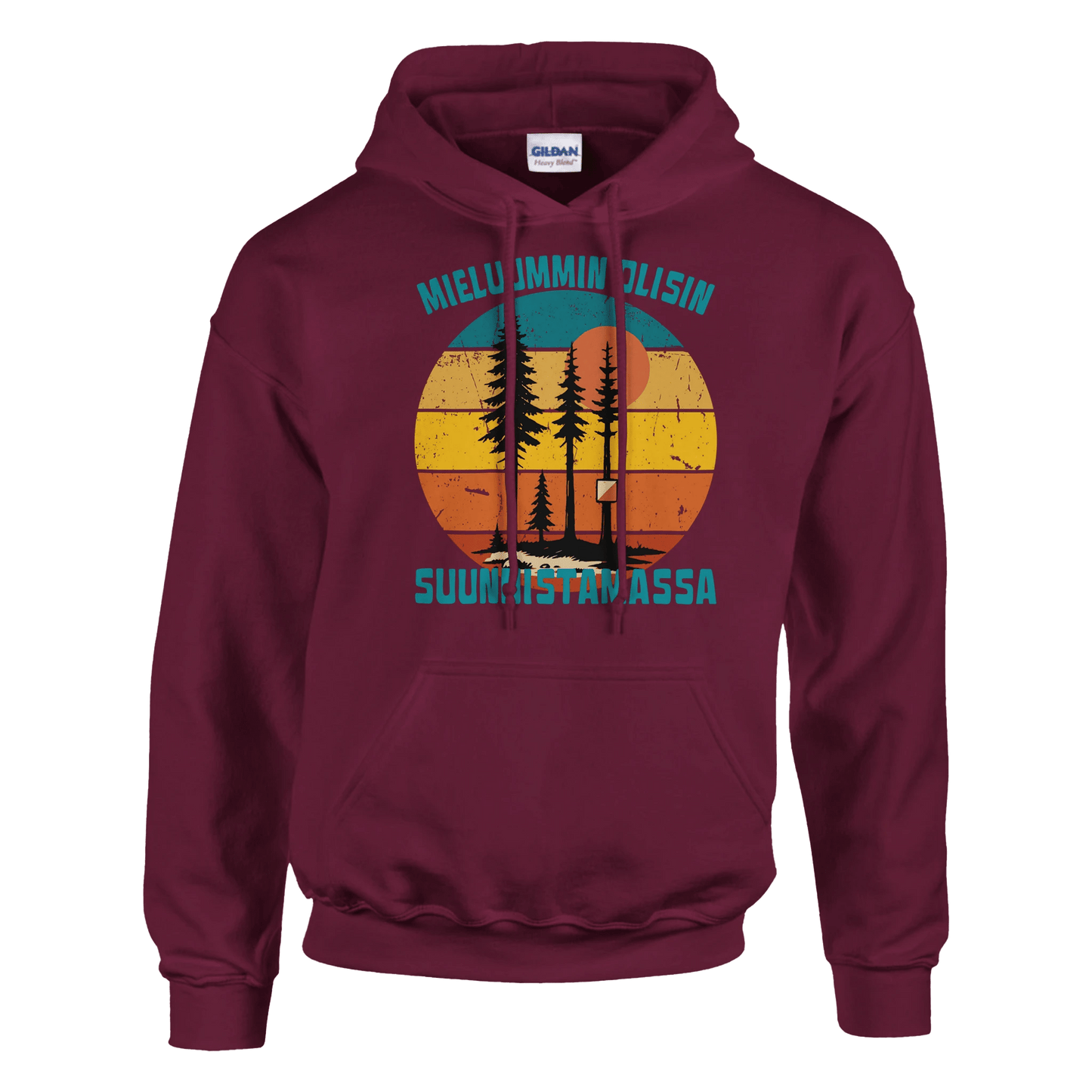 Mieluummin Olisin Suunnistamassa - Huppari - Mun Paita