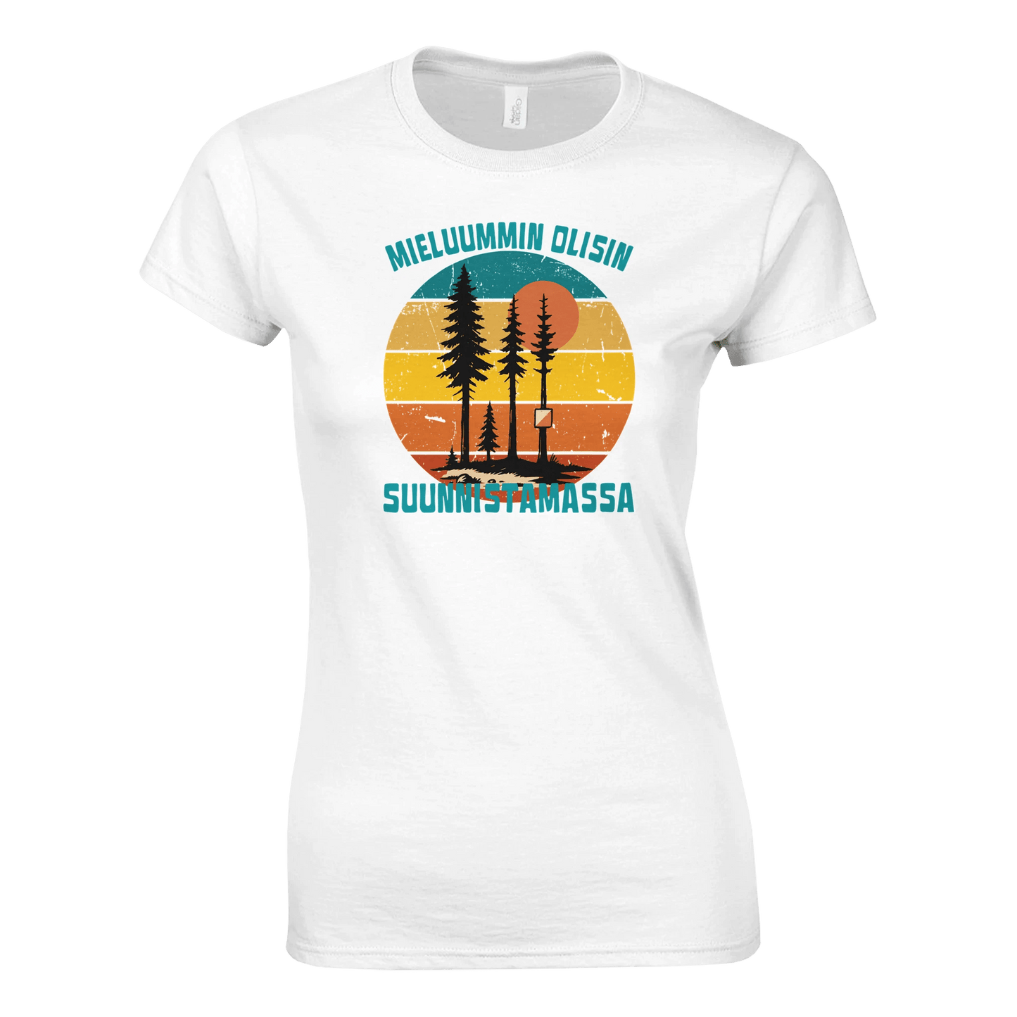 Mieluummin Olisin Suunnistamassa - Naisten T - paita - Mun Paita