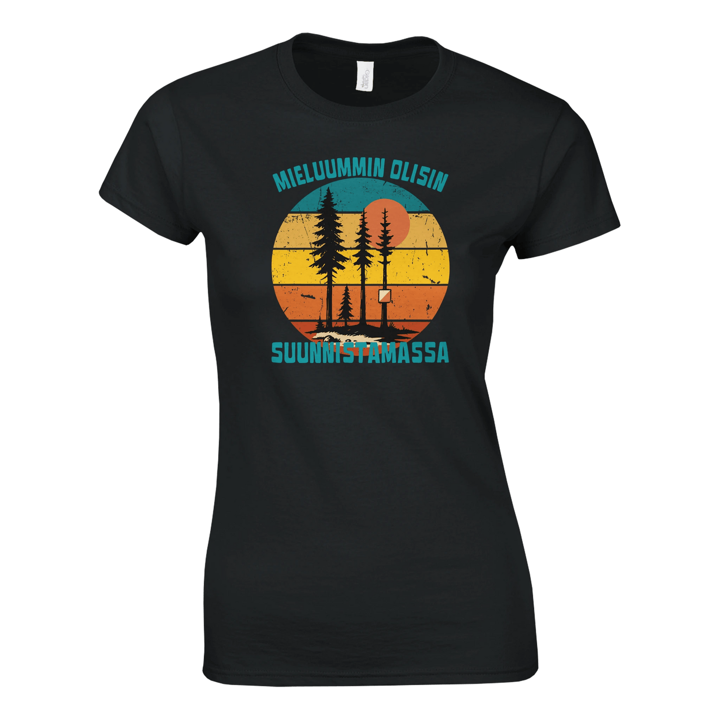 Mieluummin Olisin Suunnistamassa - Naisten T - paita - Mun Paita