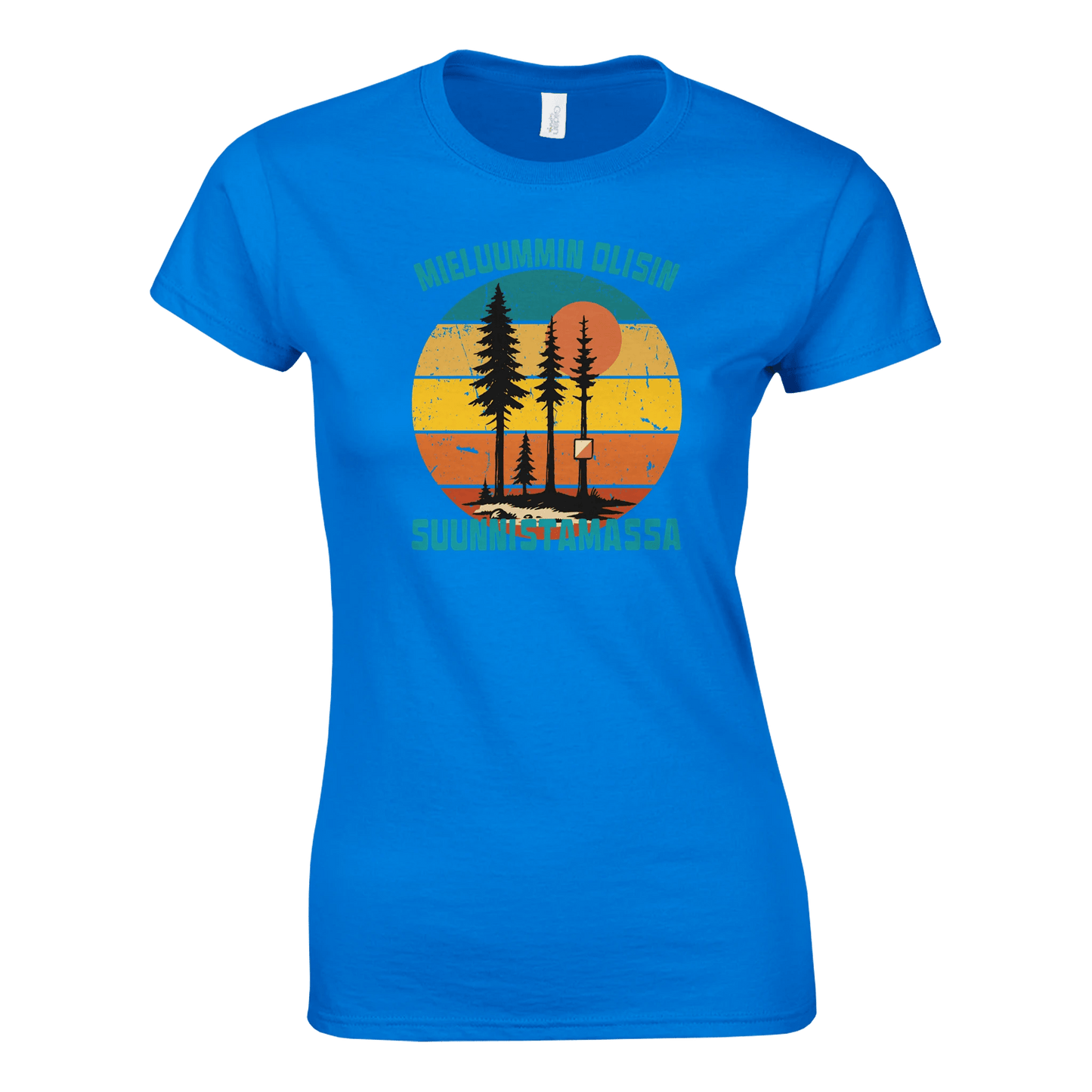 Mieluummin Olisin Suunnistamassa - Naisten T - paita - Mun Paita