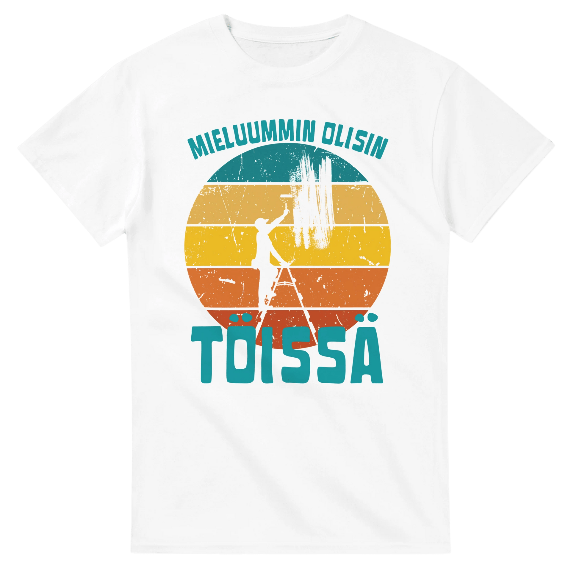 Mieluummin Olisin Töissä (Maalari) - 3XL - 5XL - Mun Paita
