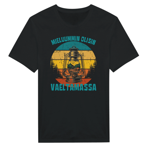 Mieluummin Olisin Vaeltamassa v.2 - Miesten T - paita - Mun Paita