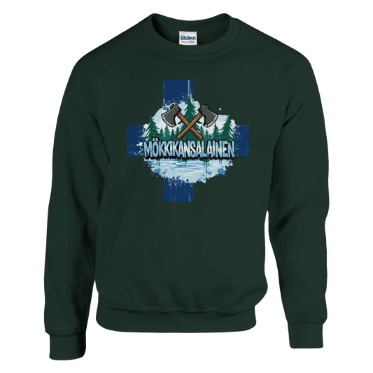 Mökkikansalainen Kirves - Collegepaita - Mun Paita