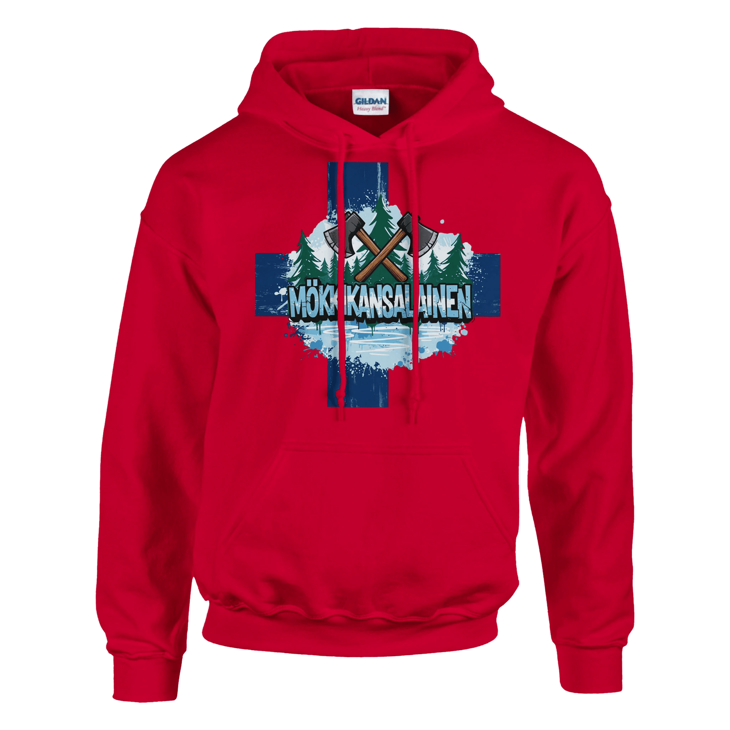 Mökkikansalainen Kirves - Huppari - Mun Paita