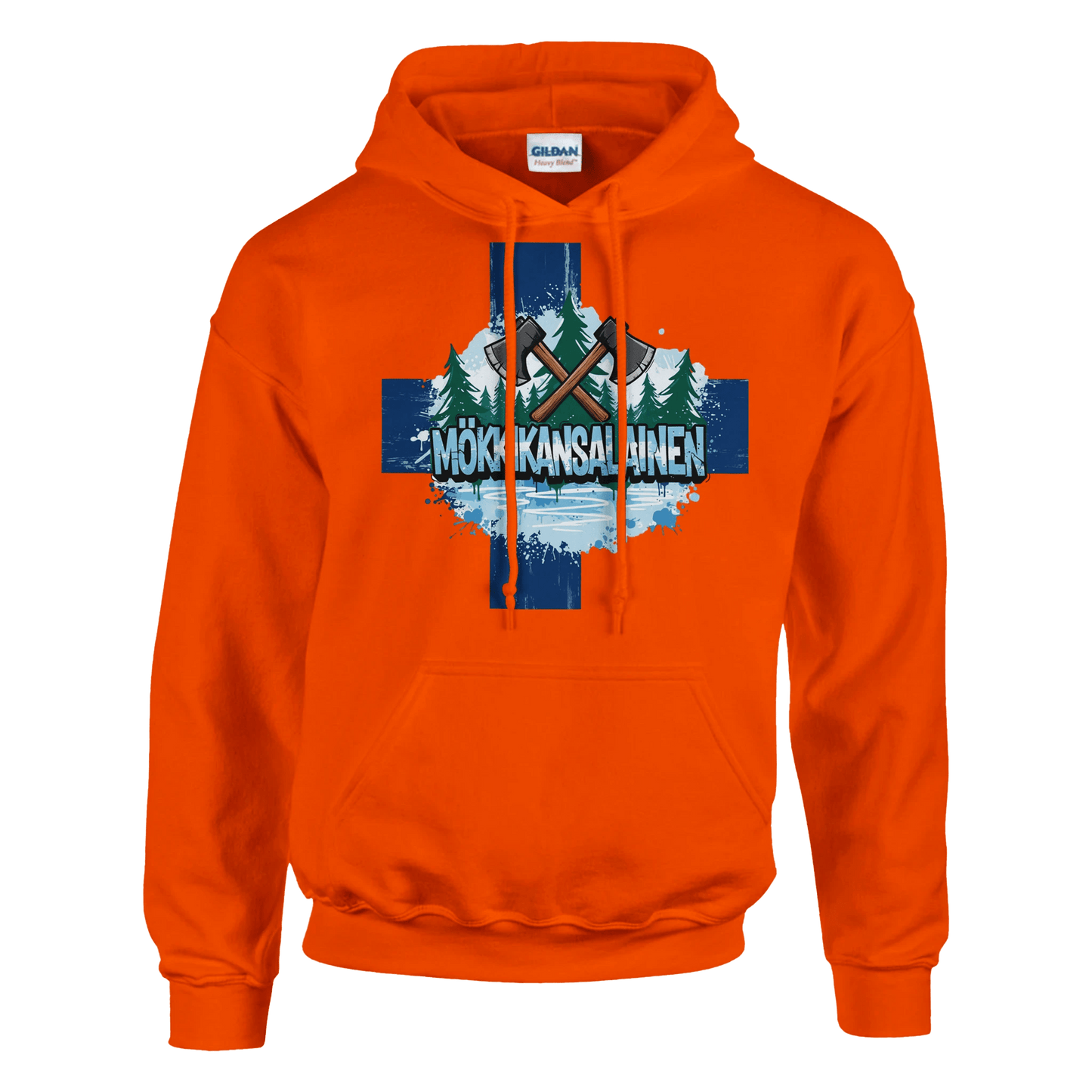 Mökkikansalainen Kirves - Huppari - Mun Paita