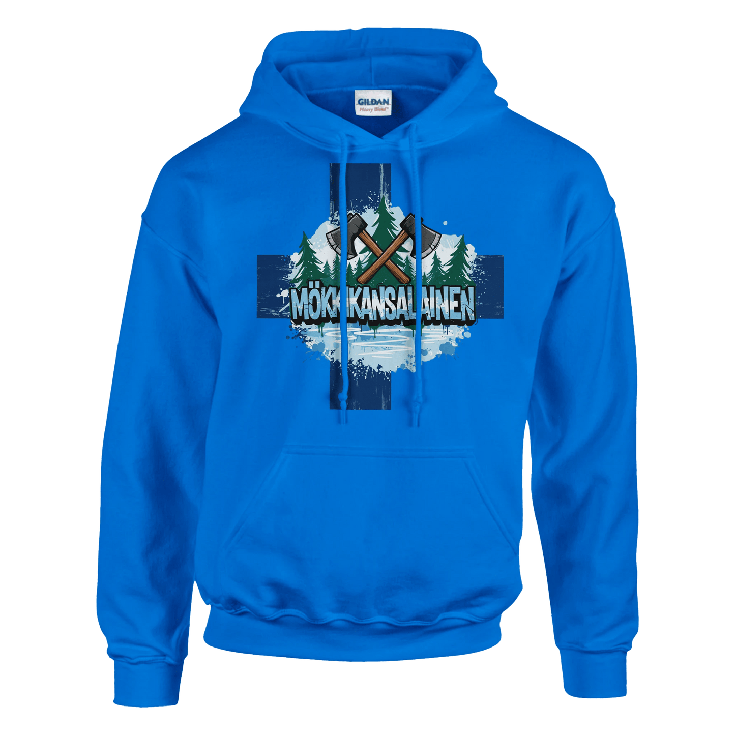 Mökkikansalainen Kirves - Huppari - Mun Paita