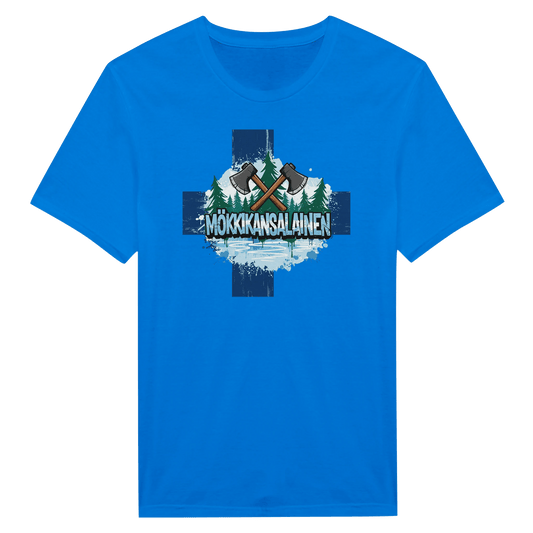 Mökkikansalainen Kirves - Miesten T - paita - Mun Paita