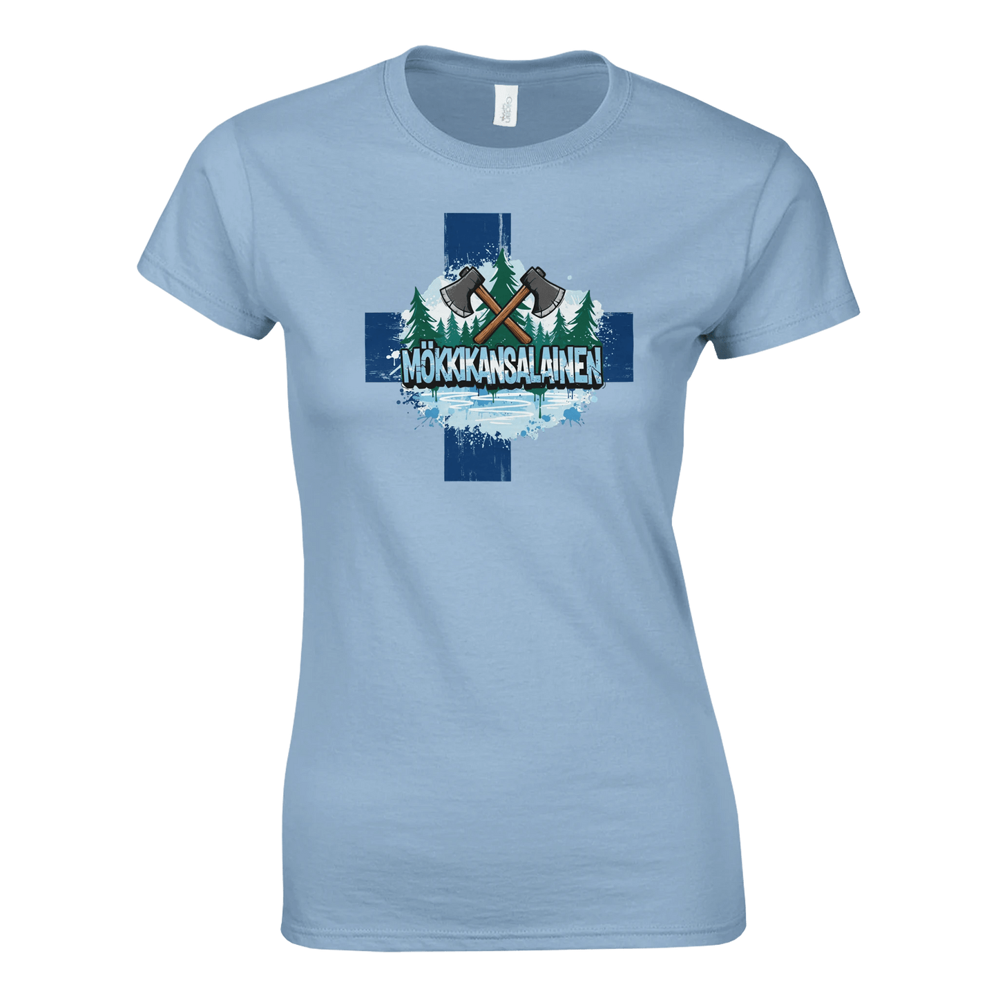 Mökkikansalainen Kirves - Naisten T - paita - Mun Paita