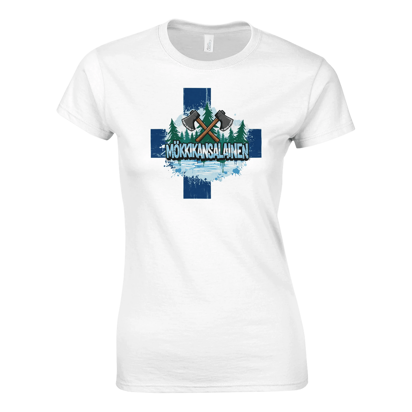 Mökkikansalainen Kirves - Naisten T - paita - Mun Paita
