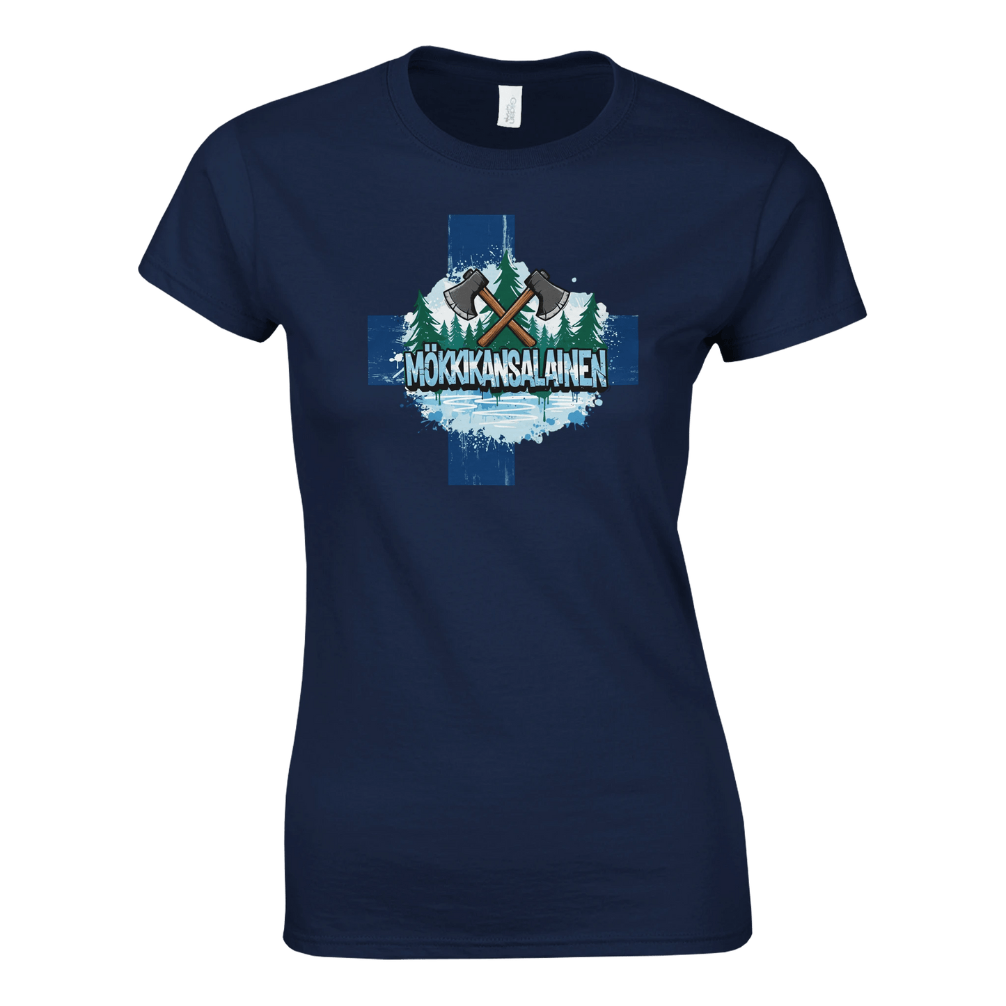 Mökkikansalainen Kirves - Naisten T - paita - Mun Paita