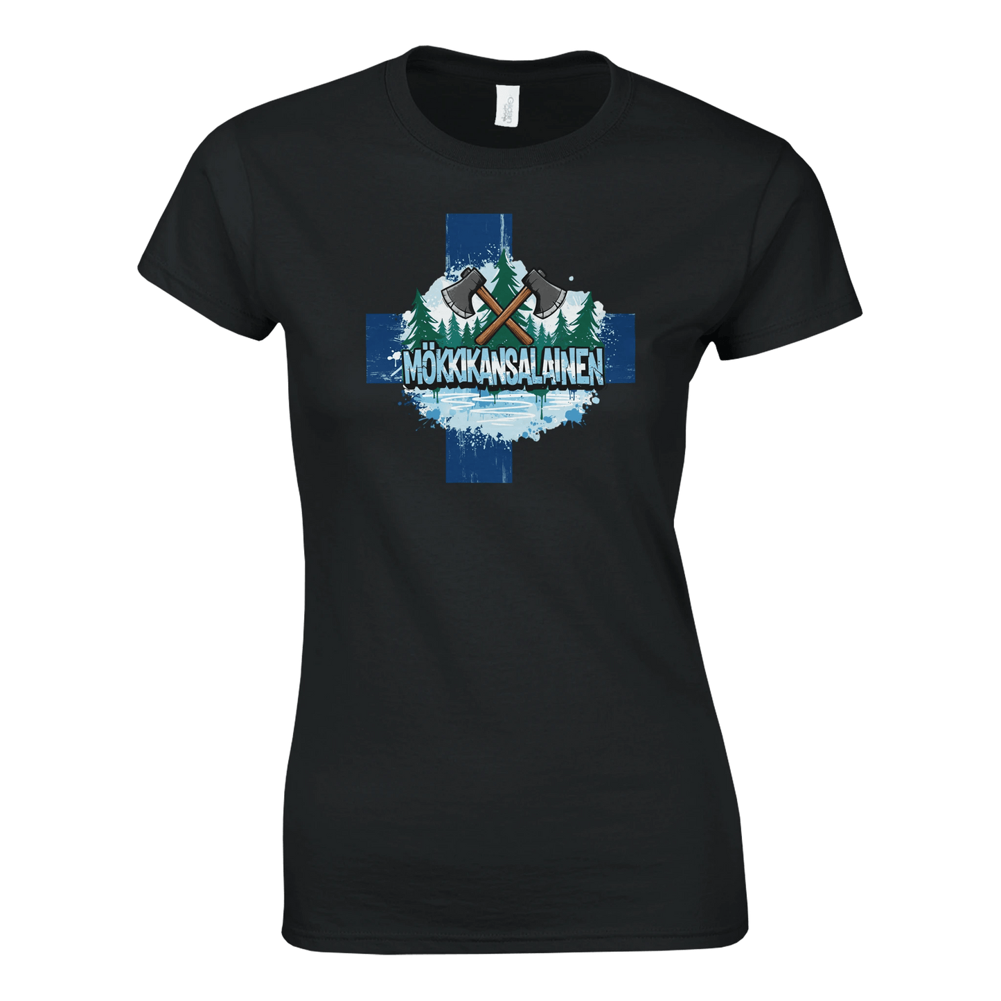 Mökkikansalainen Kirves - Naisten T - paita - Mun Paita