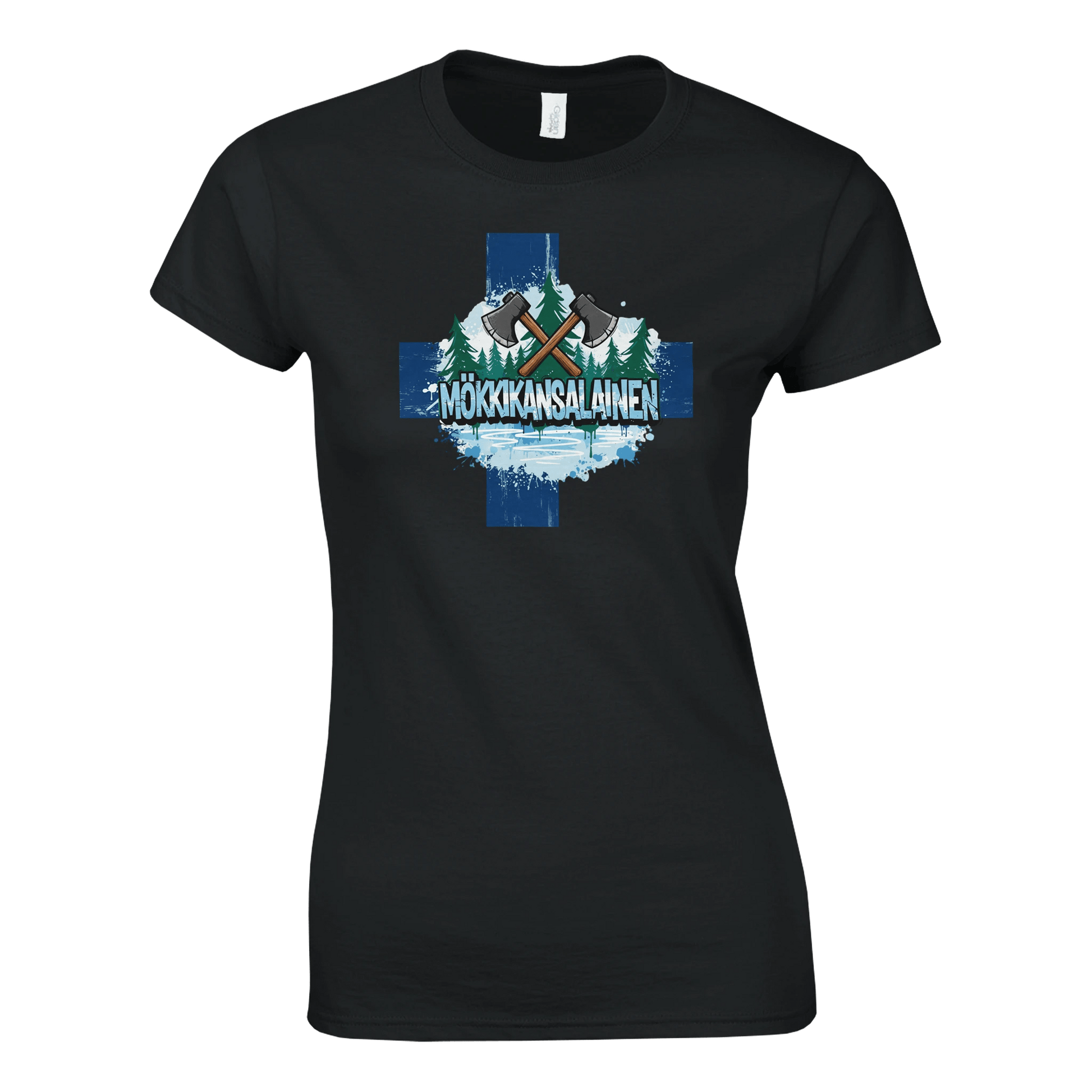 Mökkikansalainen Kirves - Naisten T - paita - Mun Paita